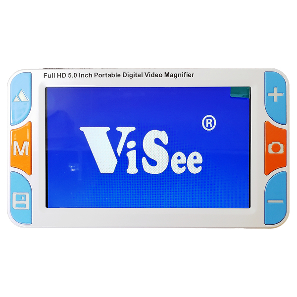 Visee Video Magnifier, 48x, 3MP, 5" LCD, 26 Color Mode, Rechargeable LVM 500-3MP